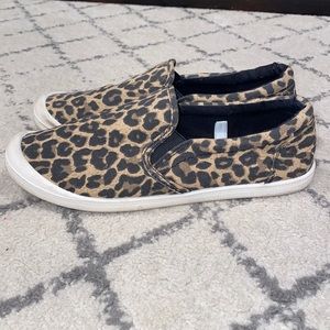 Women’s Mad Love Kasandra Leopard Twin Gore Canvas Sneakers